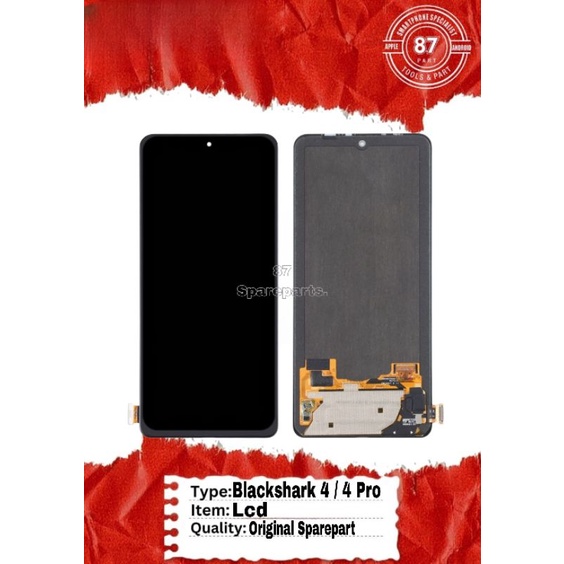 Layar Lcd BS 4 / Blackshark 4 / Black Shark 4 Fullset Touchscreen Original Quality Sparepart