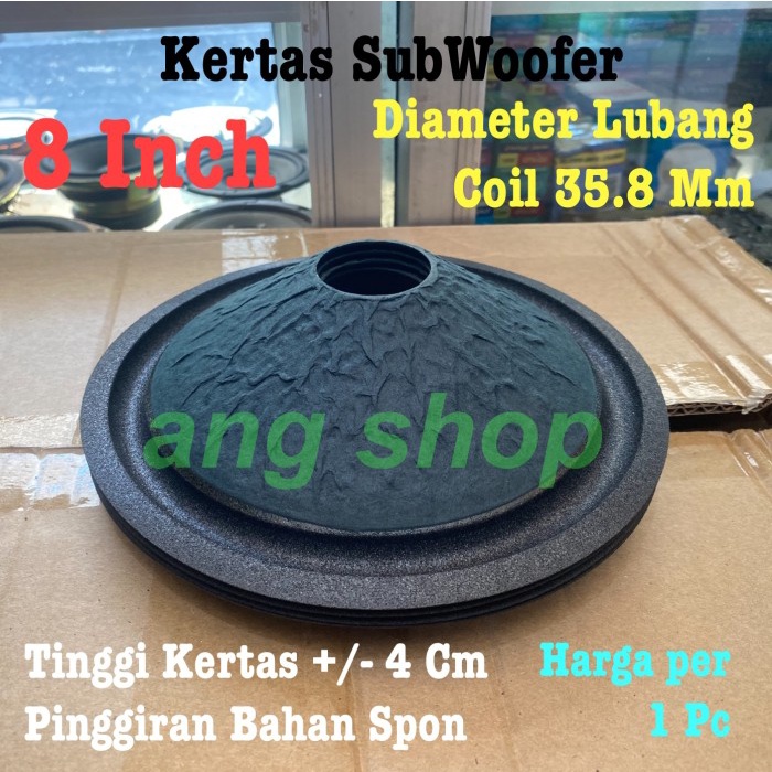 Kertas 8 Inch Subwoofer Daun Speaker Sub Woofer 8" Vc 35.8 Mm Star