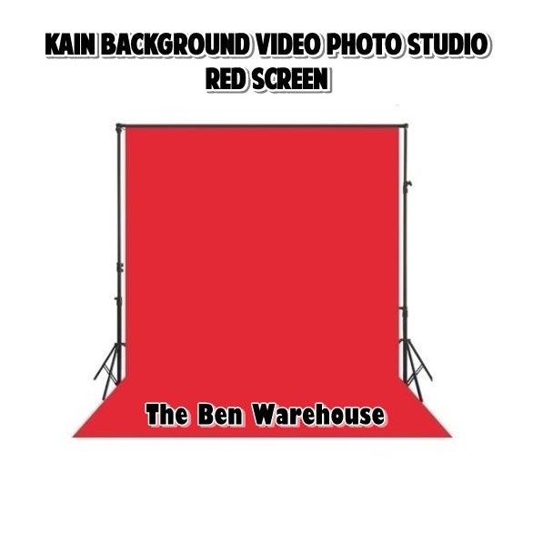 Eksklusif Kain Background Foto Tebal Merah / Kain Backdrop Studio Red Screen