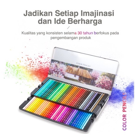 

Deli High-Grade Oil Cil Color Sil Warna Nyak 36/48/72 Warna 6566/6567/6568