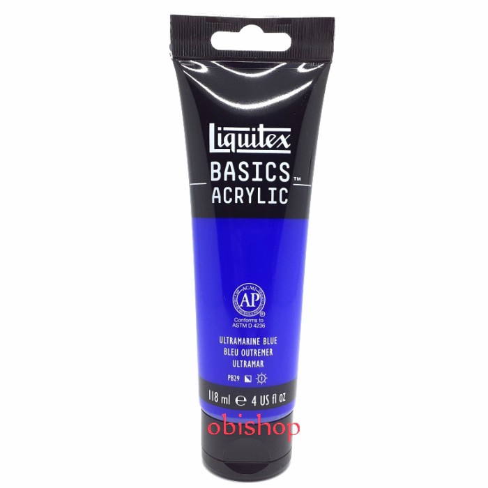 

Masih Ada! Cat Akrilik Liquitex Basics Acrylic 118 Ml Ultramarine Blue