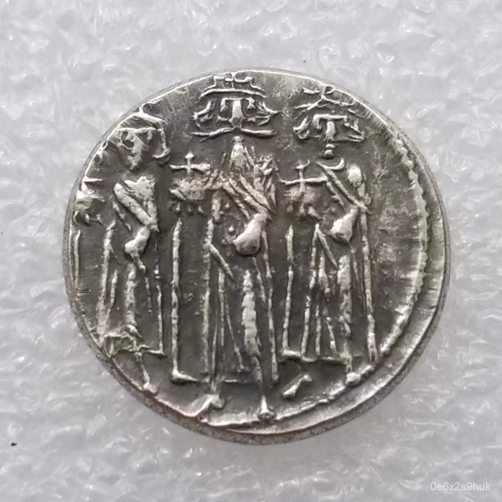 Kerajinan Kuno Koin Peringatan Perak Sepuh Perak Kuningan Yunani Kuno4651