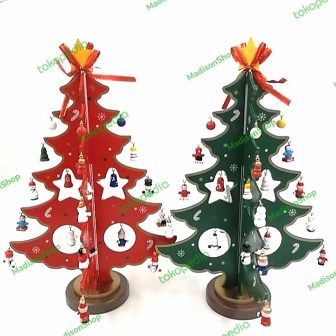 

Pohon Natal Kayu Gantungan Santa Set Christmas Gift Kado Natal Murah Terbaik