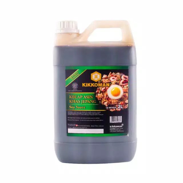 

Kikkoman Halal Soy Sauce Kecap Asin Khas Jepang Shoyu Jepang 2L