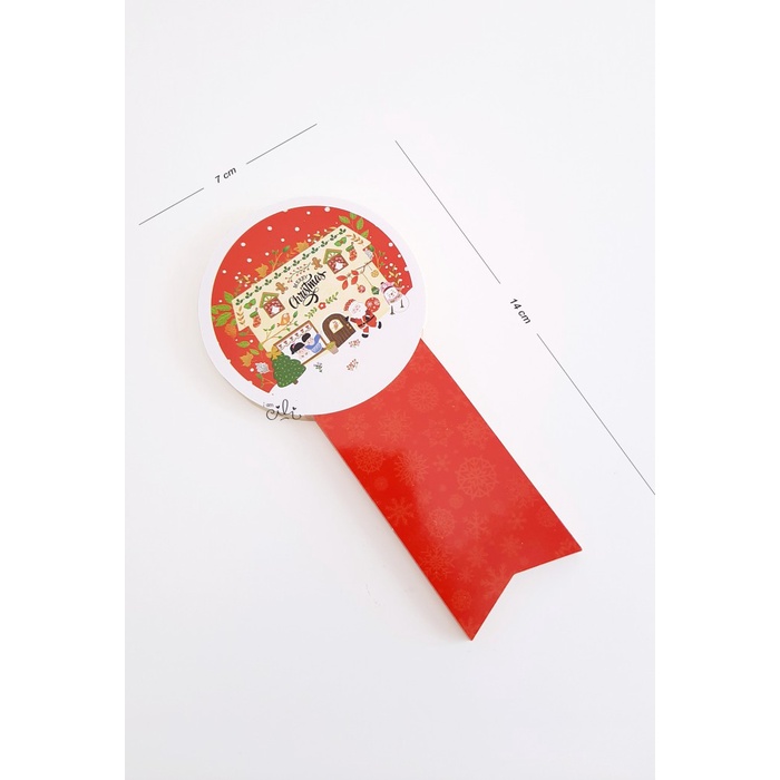 

langsung order saja] (SC017) stiker natal christmas joyful untuk toples 250gr (uk 7x14cm)