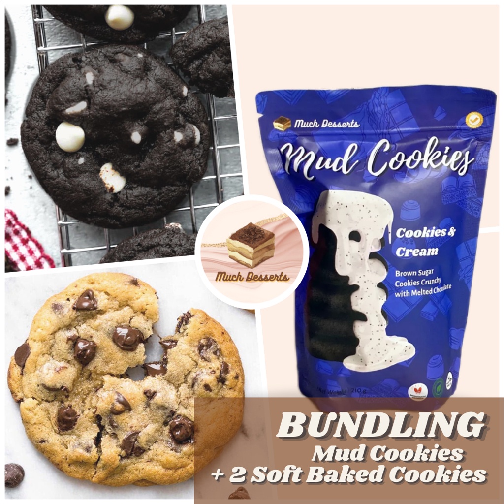 

Much Desserts Paket Bundling Mud Cookies Soft Baked Cookies