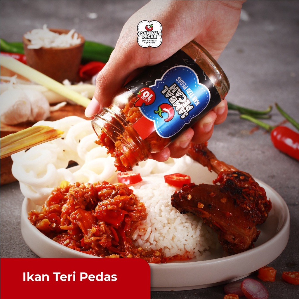 

Sambal Pecah - Bundling Set 3 (4 Jar Netto 100 Gram)
