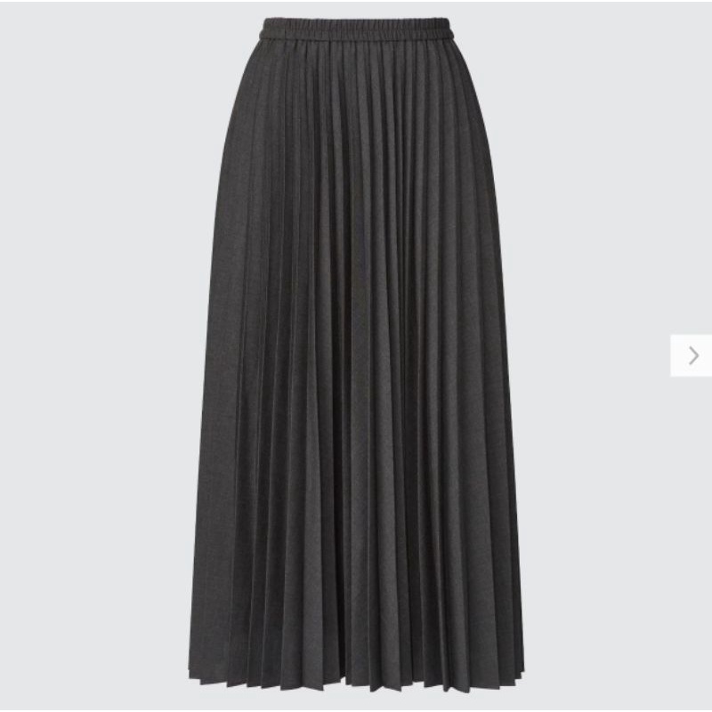 Preloved Rok Plisket Accordion Abu by Uniqlo