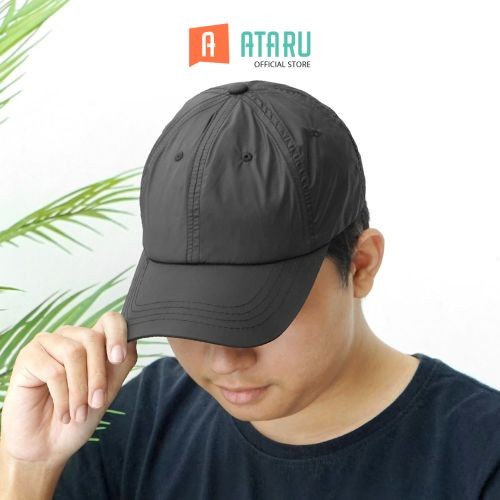 ATARU TOPI NYLON - HITAM