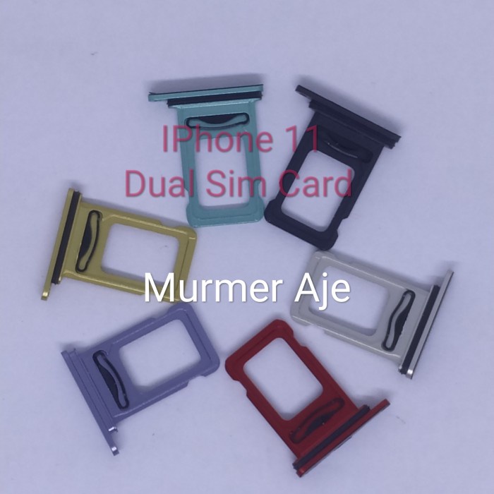 Promo Sim Card Tray Slot Sim Card Iphone 11 Dual Sim Oem