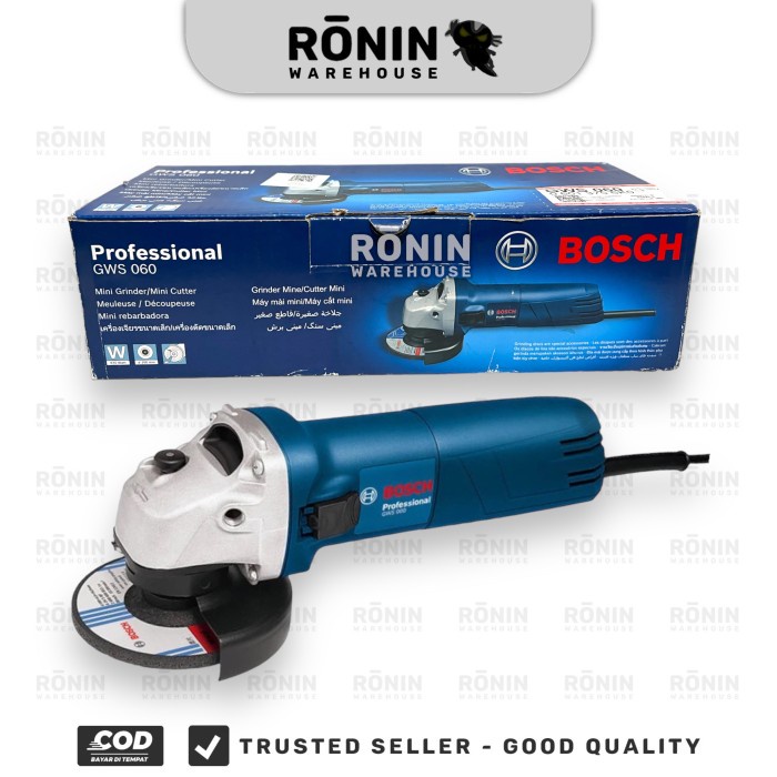 :::::::] BOSCH Mesin Disc Gerinda GWS 060 Mini Grinder Disgerinda