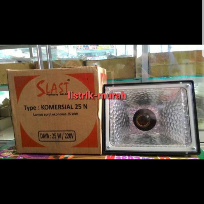 Promo Slast K25N Kap Lampu Sorot E27 1Xe27 Sd25 Plastik