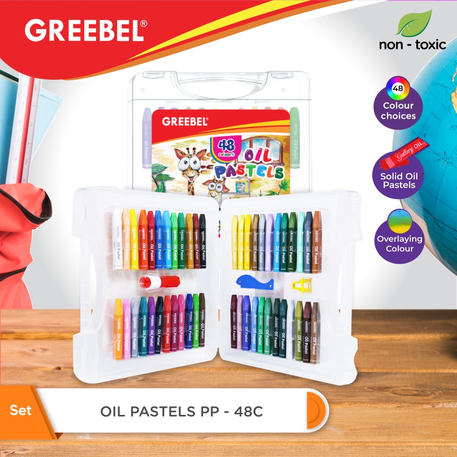 

Greebel Kids Oil Pastel 48 Warna