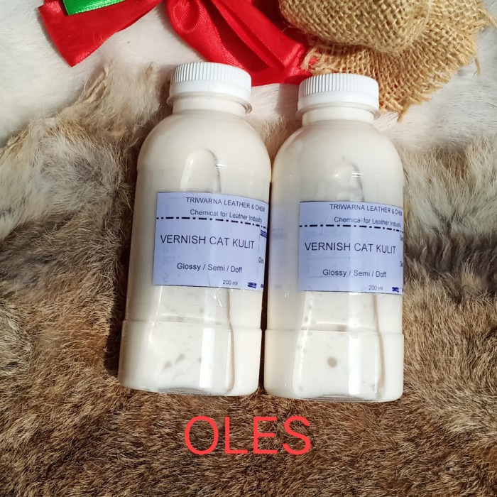 ~~~] Vernish Finishing cat kulit 200 ml