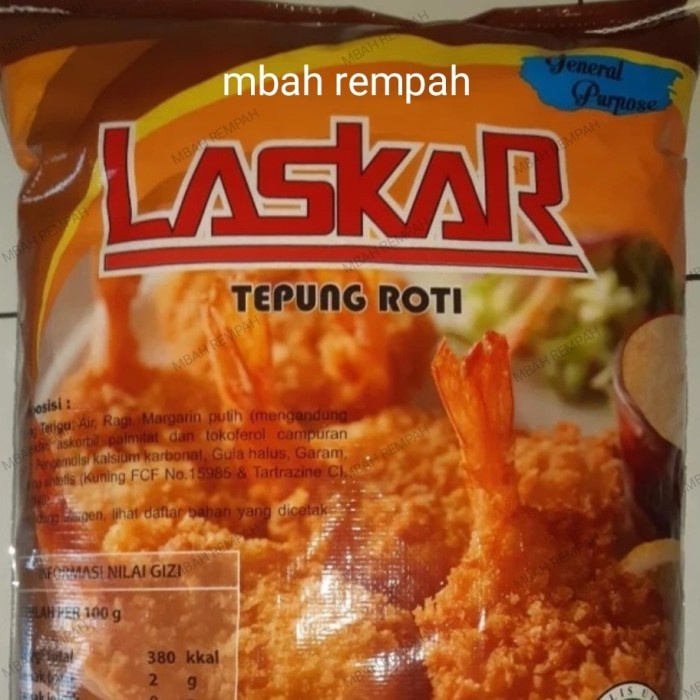 

Baru!! Tepung Roti Kasar Panir Panko Merk Laskar 10 kg
