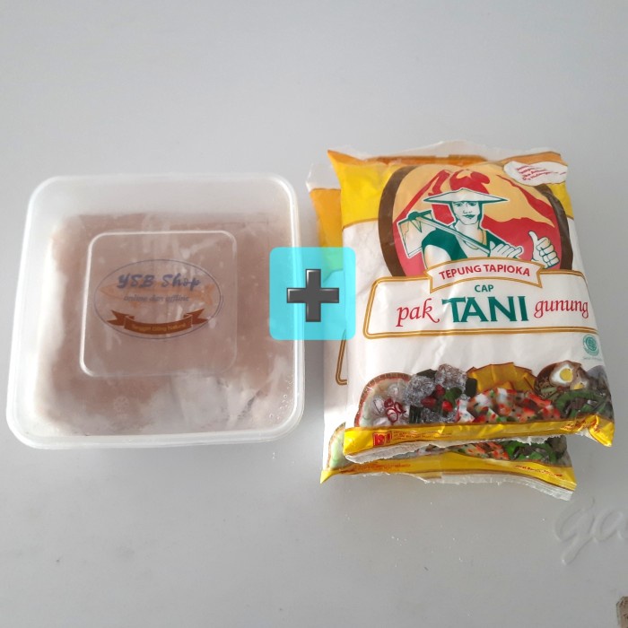 

Promo!! Paket Tenggiri Giling Natural 1 kg & tepung tapioka 1kg