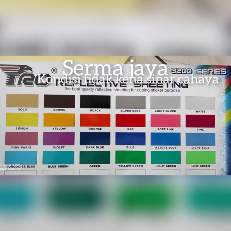 Termurah Sticker Nyala Stiker Nyala Skotlet Schotlite Reflective Nyala Fosfor Prolite Cod