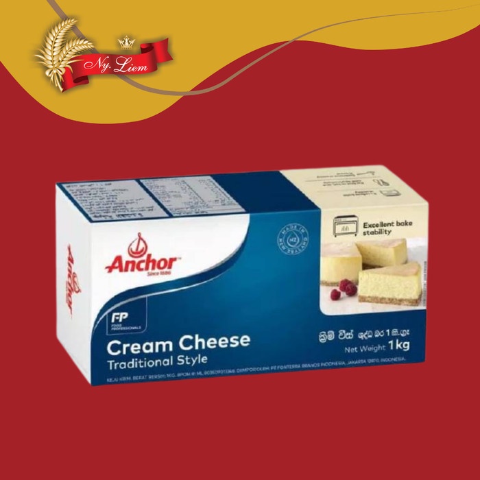 

Anchor Cream Cheese 1 Kg (Gojek/Grab Only)