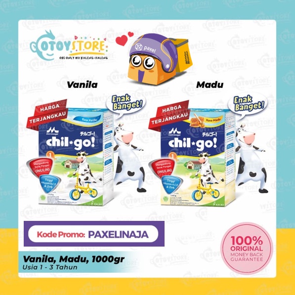 

Chil Go Powder 1+ Vanila Madu 1000 Gram / Susu Chilgo Vanilla 1000G