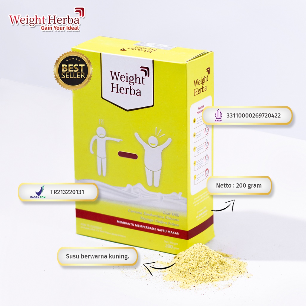 

Susu Weight A Ggemuk Badan & Ambah Nafsu Makan
