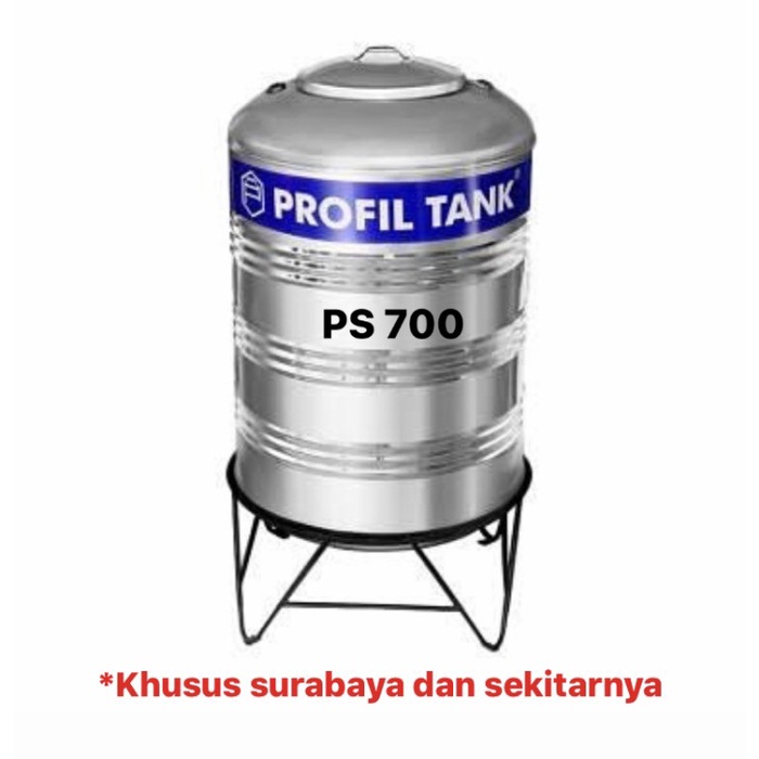 Tangki Air / Tandon Stainless Profil Tank PS 700 L / 601 Liter