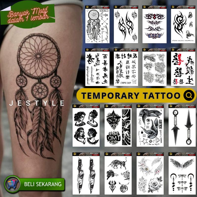 [SWC] Sticker Tatto Waterproof Temporary Tattoo kecil kecil