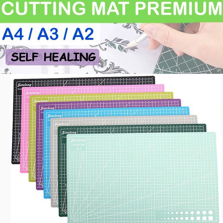 

12.12 Big Promo Cutting Mat A3 A4 A5 Pvc - Alas Potong Prakarya - Papan Ukuran Menjahit - Cutting Pad Board Double Sided Diy Tool Cutting Board Virall