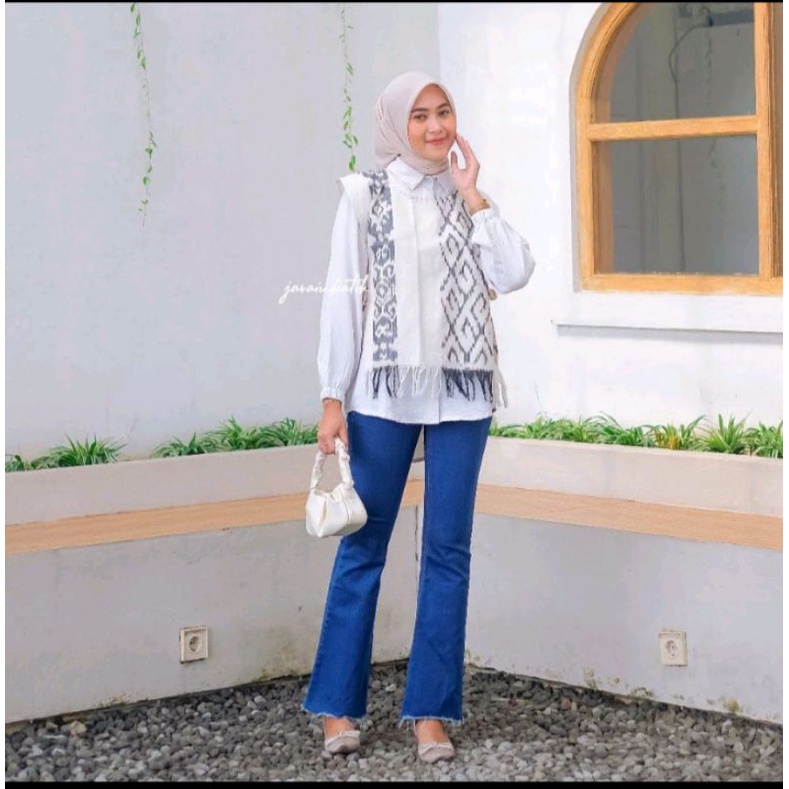 [ READY STOK ] VEST PENDEK, VEST TENUN KALIMANTAN, VEST TORAJA, VEST PAROKI, VEST MOTIF AYAM