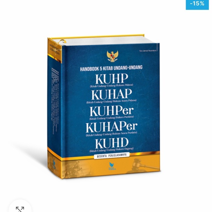 [New Ori] Buku Handbook 5 Kitab Undang-Undang: Kuhp Kitab Undang-Undang Hukum Limited