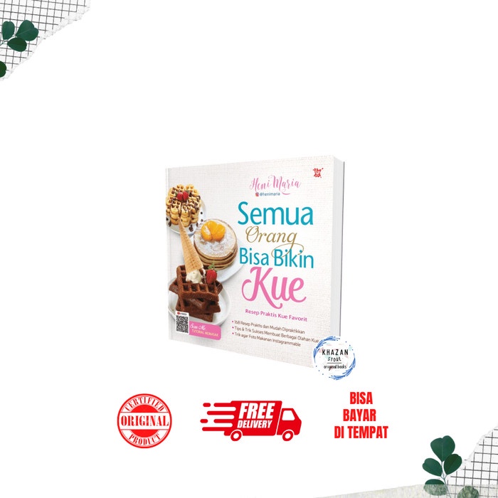 

[SALE MURAH] SEMUA ORANG BISA BIKIN KUE By Heni Maria STOK TERBATAS
