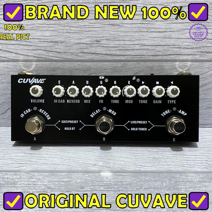 Efek Gitar CUVAVE Cube Baby Soundcard Multi Effects Pedal jamba