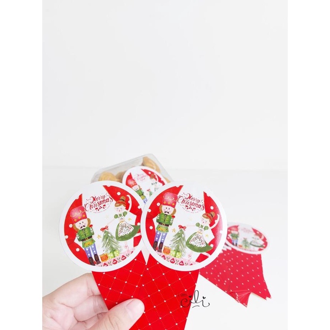 

Big Sale (Sc044) Stiker Natal Christmas Balerina Untuk Toples 250Gr (Uk 7X14Cm) Pengiriman Cepat