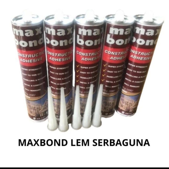 

Maxbon Lem Serbaguna Lem Sealent/Lem Besi/Kayu/Besi