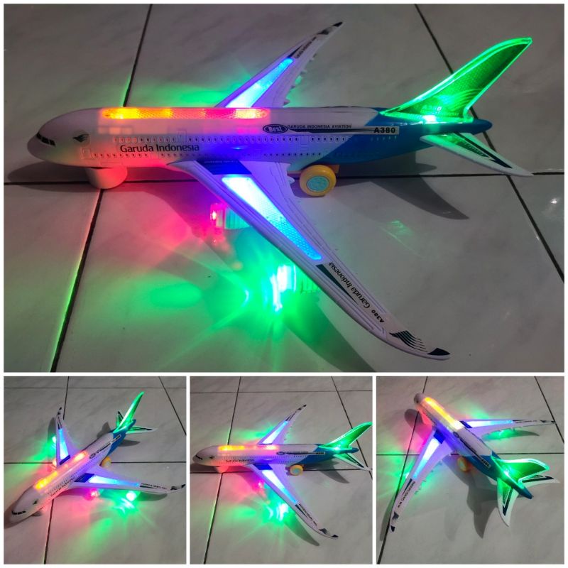 Mainan Pesawat Garuda Indonesia A380 Jumbo Model Baru