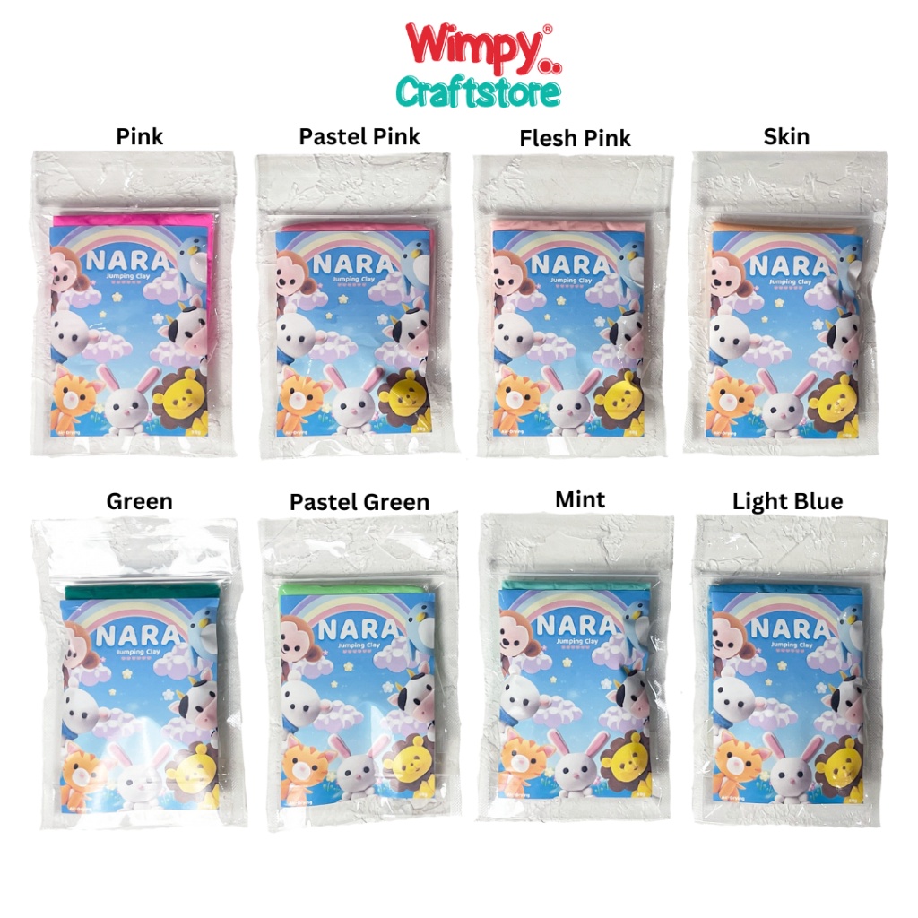 Jual Wimpy Clay Air Dry Modelling Clay Paper Clay Air Hardening Clay -  White - Kab. Tangerang - Wimpy Clay