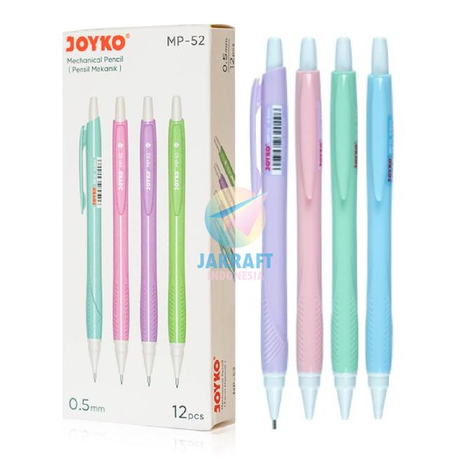 

Pensil Mekanik Joyko Mp-52 Pastel 0.5 Mm Retractable Mechanic | Pcs Kode 1305
