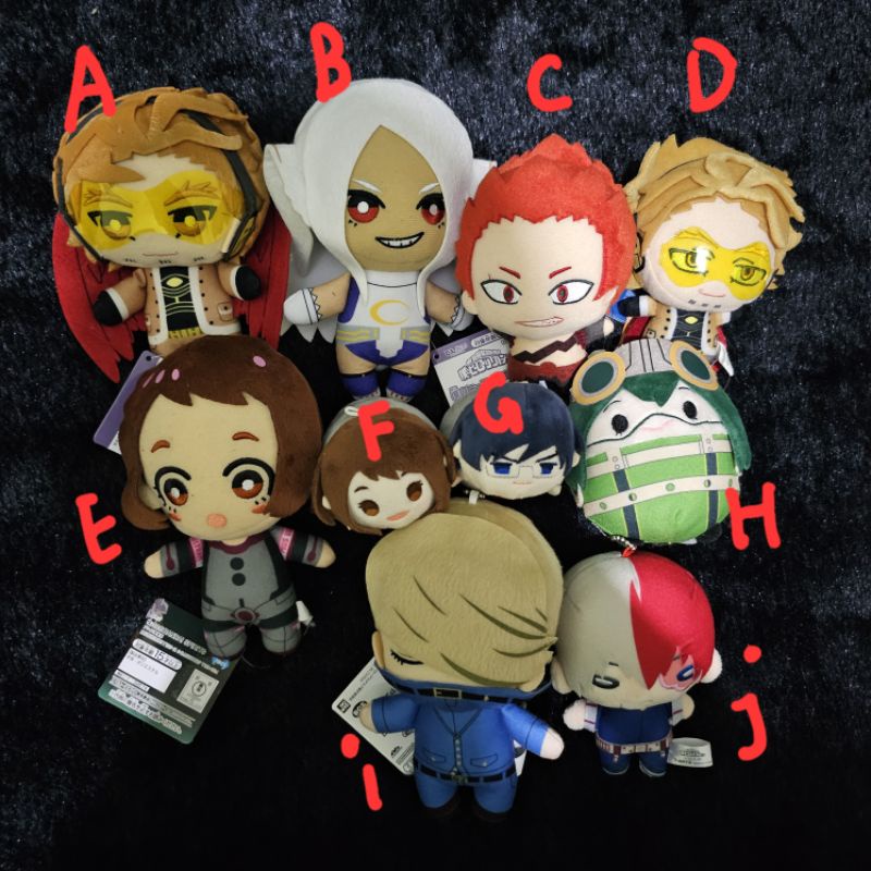 nuigurumi plush my hero academia todoroki hawks jeanist mirko