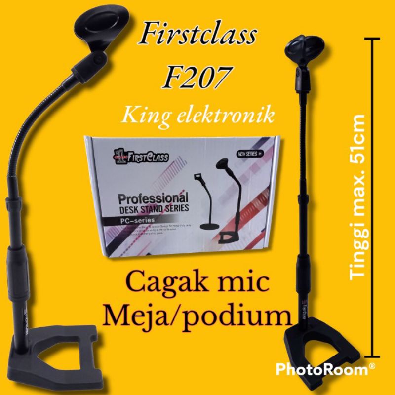 CAGAK STAND MIC MEJA FIRSTCLASS F207