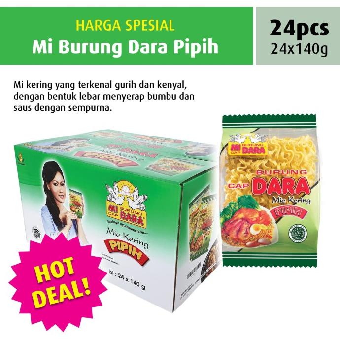 

Mi Burung Dara Pipih Dus (24 pcs)