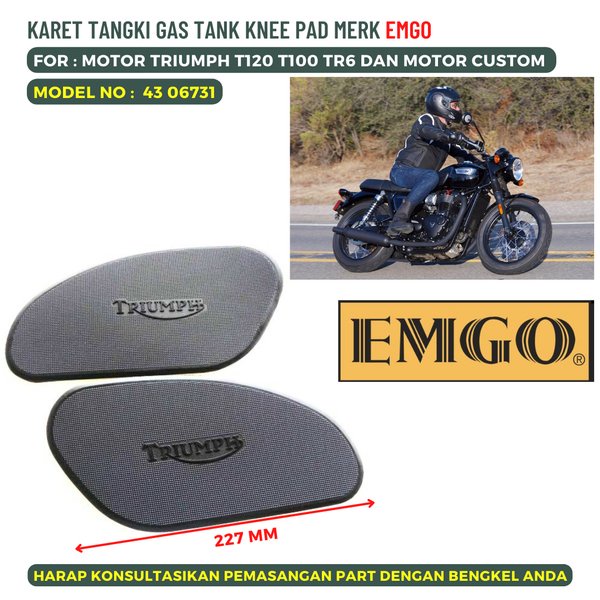 KARET TANGKI EMGO MOTOR TRIUMPH BISA UNTUK TANGKI CUSTOM 43 06731