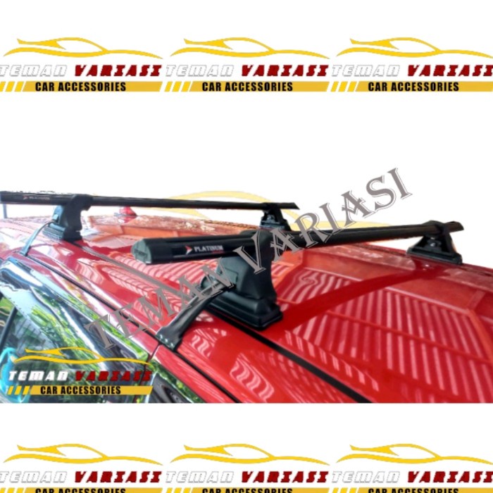 ✅Ori Cross Bar Rak Bagasi Universal Jepit Body Platinum Serena El Grand Diskon