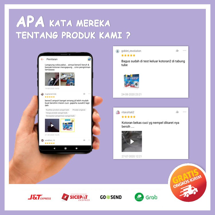 Pembersih Mesin Cuci - Washing Machine Cleaner - [Top Loading & Front Loading]