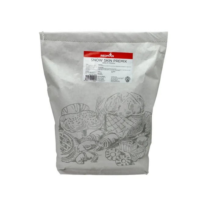 

Bettifer Redman Snow Skin Premix Mooncake Bing Pi Premix 5Kg - Tepung Kue Bulan