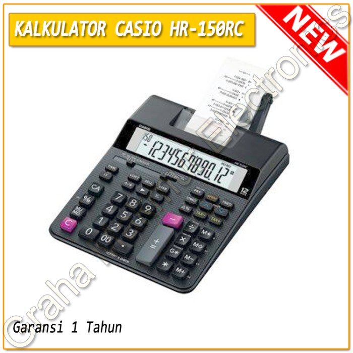 

✨Ready Kalkulator Casio Hr-150Tm Calculator Printing Terbaru