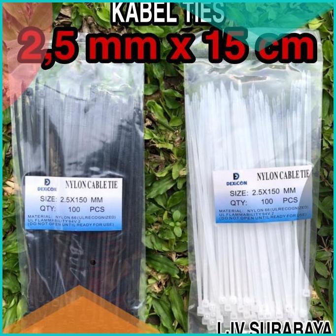 

Kabel Ties Tis 2,5mm x 15cm kabel pengikat 16novz3 tools n parts
