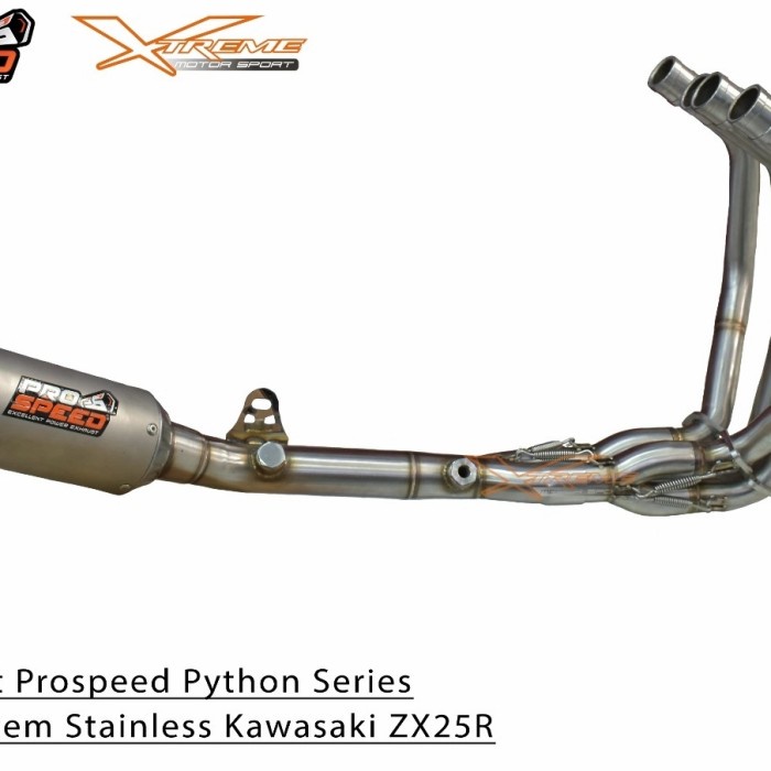 [Original] Knalpot Zx25R Prospeed Phyton Underbelly Fullsystem Terbaru