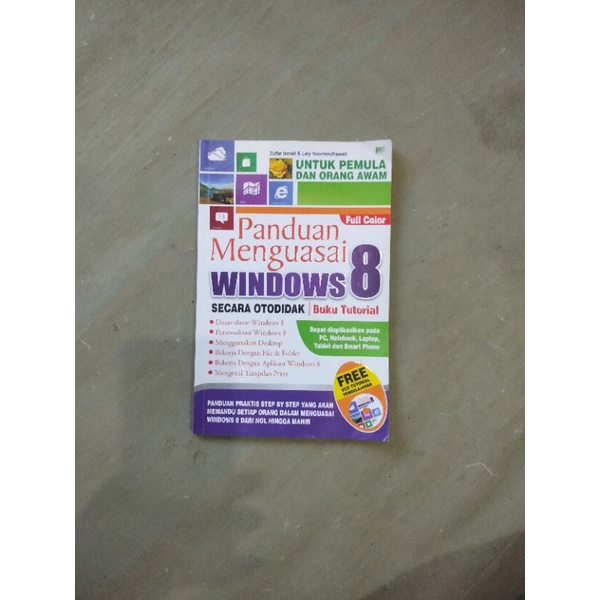 Buku Komputer, Panduan Menguasai WINDOWS 8 Secara Otodidak...° Zulfar Ismail