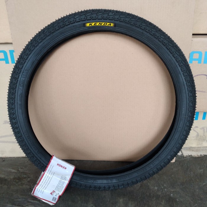 BAN LUAR SEPEDA 20 X 1.95 20X1.95 20X195 195 KENDA HITAM LIPAT BMX ORIGINAL