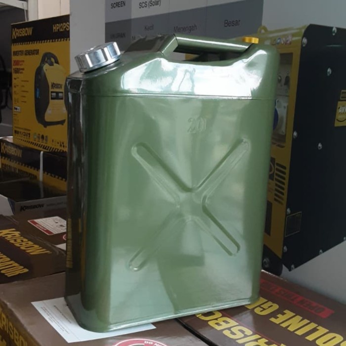 ✨Termurah Krisbow Jerigen Bensin Jerigen Besi 20 Liter Diskon