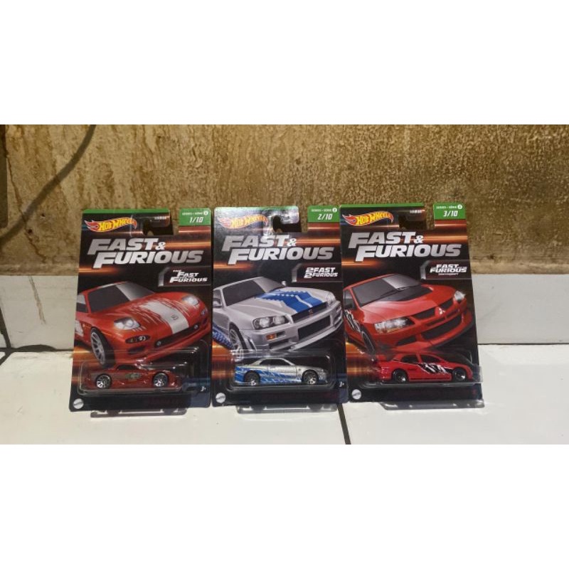 Hot Wheels Fast And Furious Reguler Set